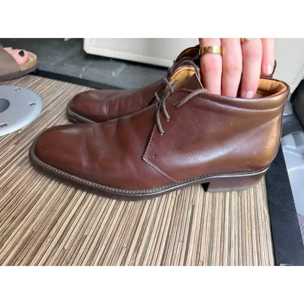 Gordon Rush Brown Leather Boots Size 8
